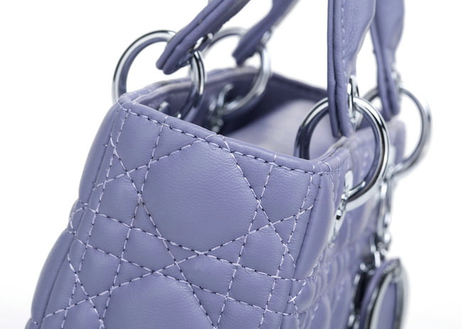 mini lady dior lambskin leather bag 6328 purple